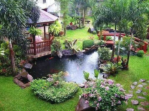 小院池塘,美极了!