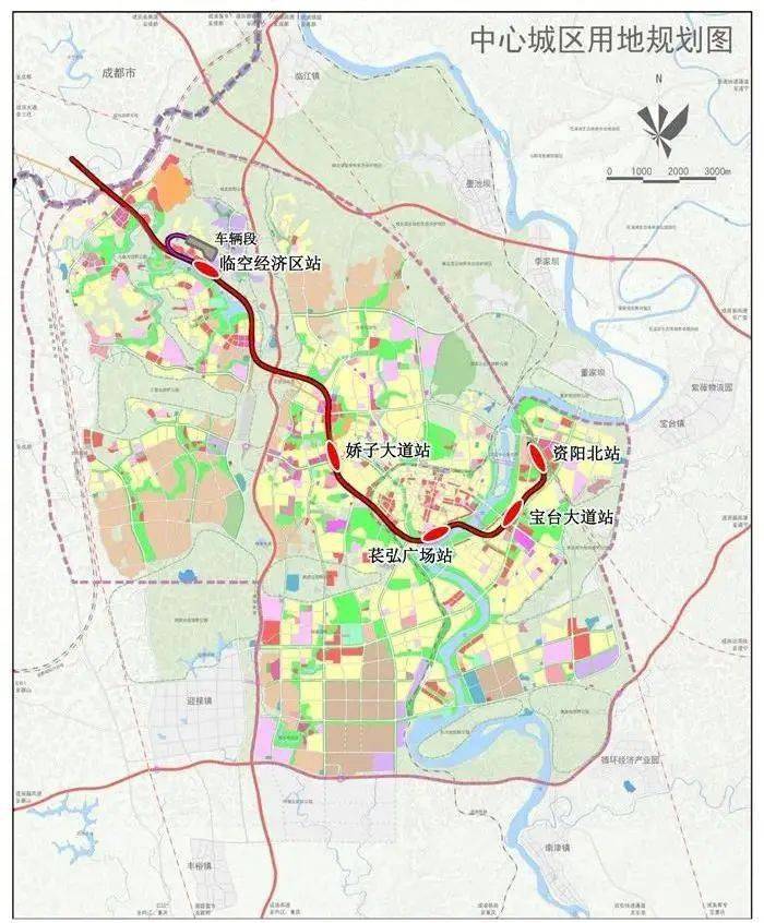 以及高铁西站,市域铁路s3号线五大站点的落成,资阳城西