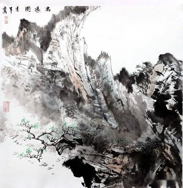 宝坻马成群《微风吻浮石 阵阵添秋意》