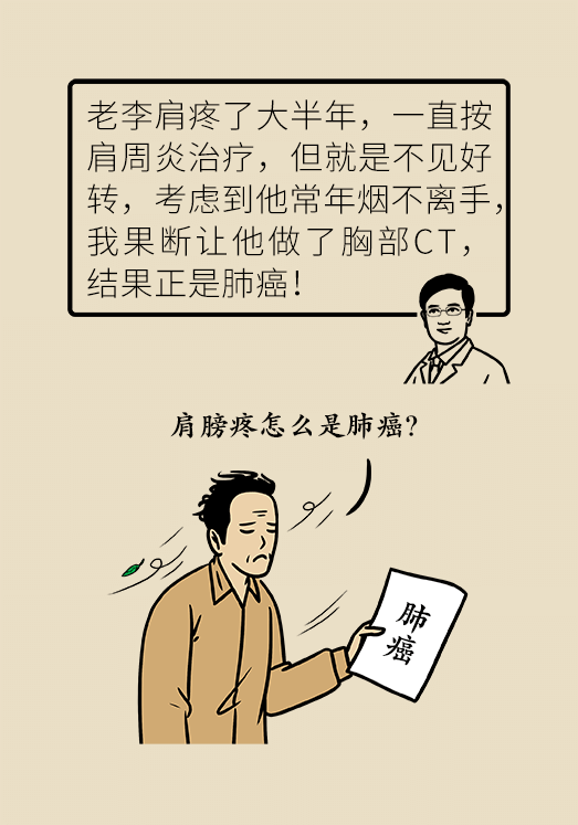 科普丨肩背疼痛久治不好别轻视,可能是肺癌