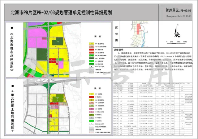 详细规划出炉,北海向海大道南侧新增千亩住宅用地