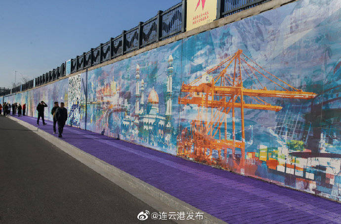 值得打卡！连云港这面墙艺术感十足！