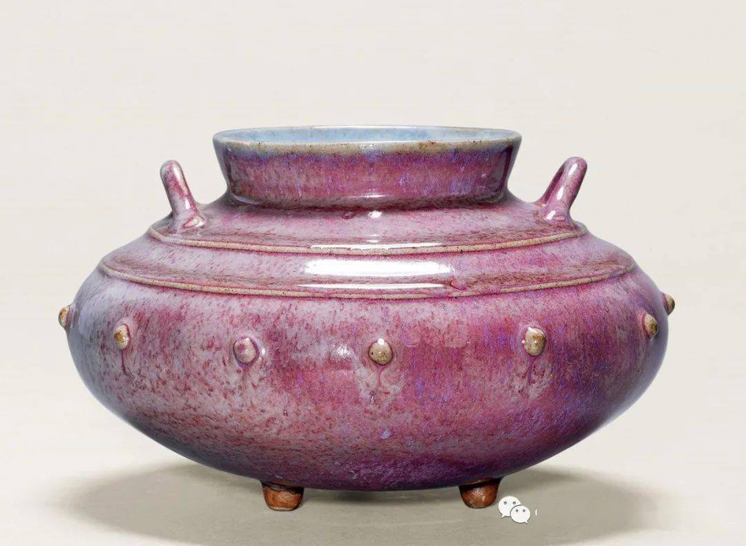 中国 大清康煕年製 瑠璃釉 双耳扁壷 M R3690C 陶芸