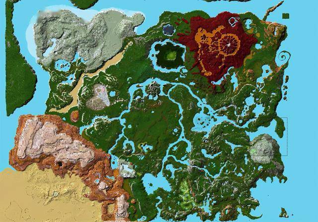 玩家用《我的世界》再现《荒野之息》地图 还原海拉鲁