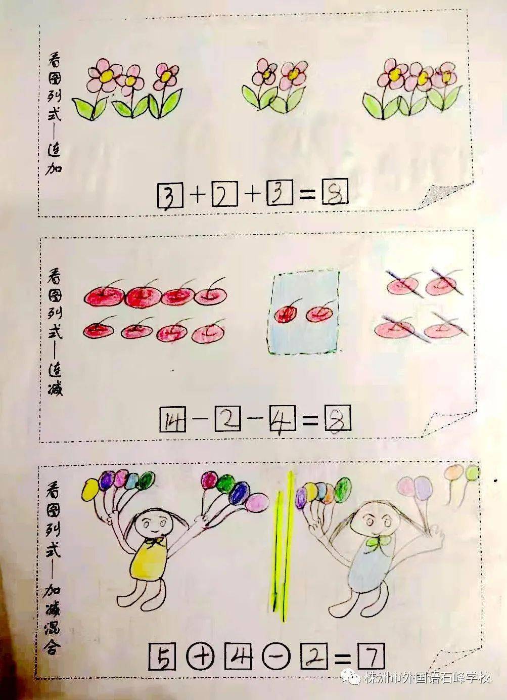 看图列式,趣味多 ——小学数学低年级个性化作业设计