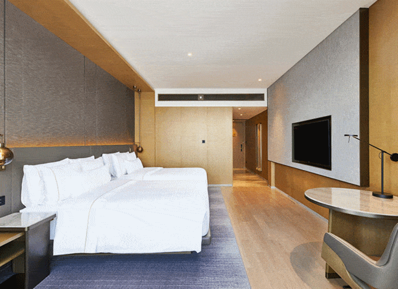 ￥958打卡305米中山新地标利和威斯汀酒店!豪华城景房 2大1小自助早晚