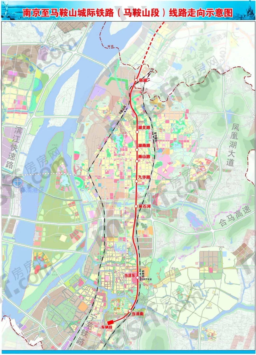 宁马城际铁路线路 全长约66.