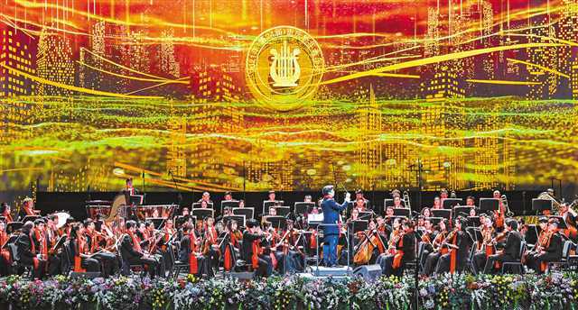 在重庆举行的新年音乐会向2020年致意并祝福2021年_听众