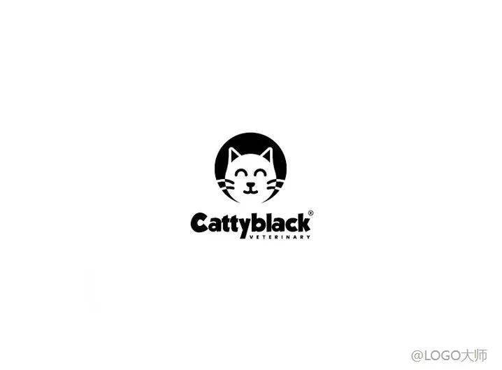 猫元素创意logo设计欣赏!