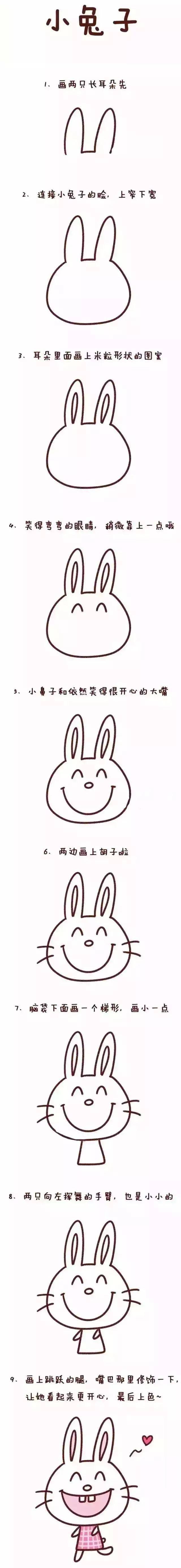 幼儿园简笔画,孩子们一起画起来