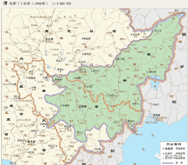 里江以东40多万平方公里中国领土被沙俄割占,吉林将军辖区大大缩减