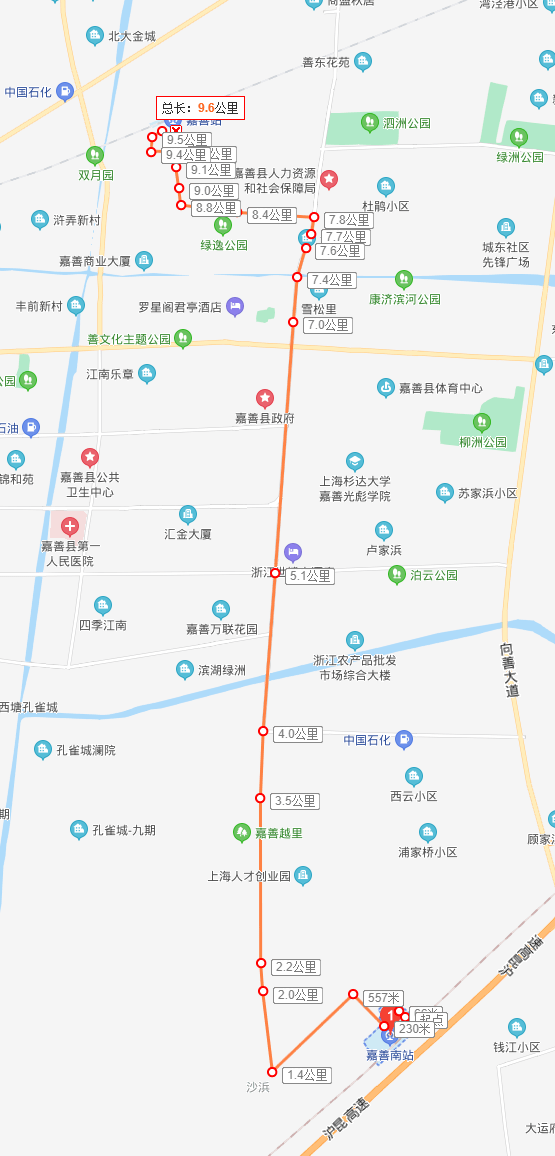 快速公交k1路线路示意图