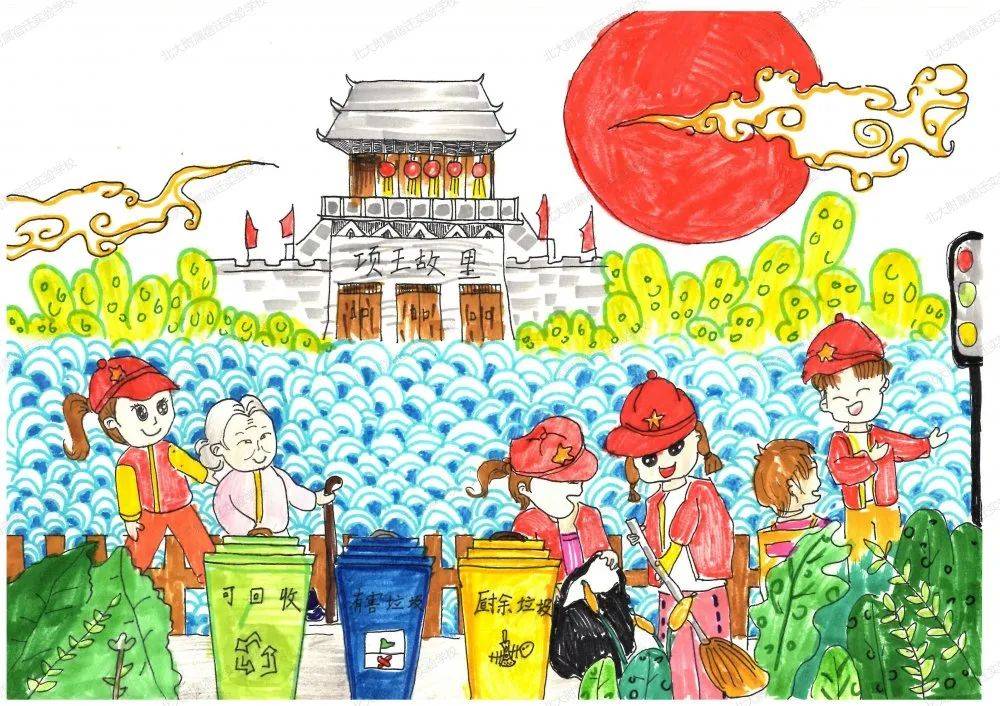 宿迁市"美丽中国,我是行动者" 青少年绘画获奖作品展示(二)