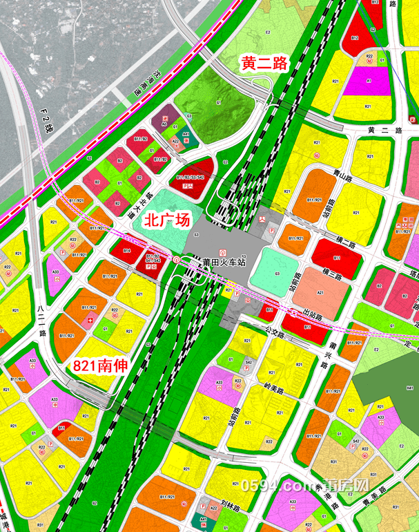 秀屿区高铁南片区北组团配套市政道路工程 高铁片区(南北)区规划最新