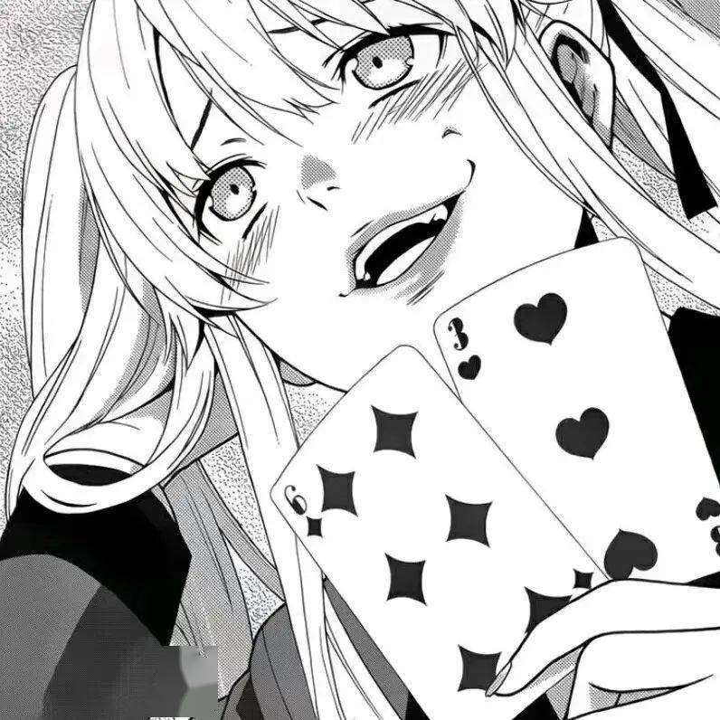动漫头像丨黑白漫画头像_壁纸