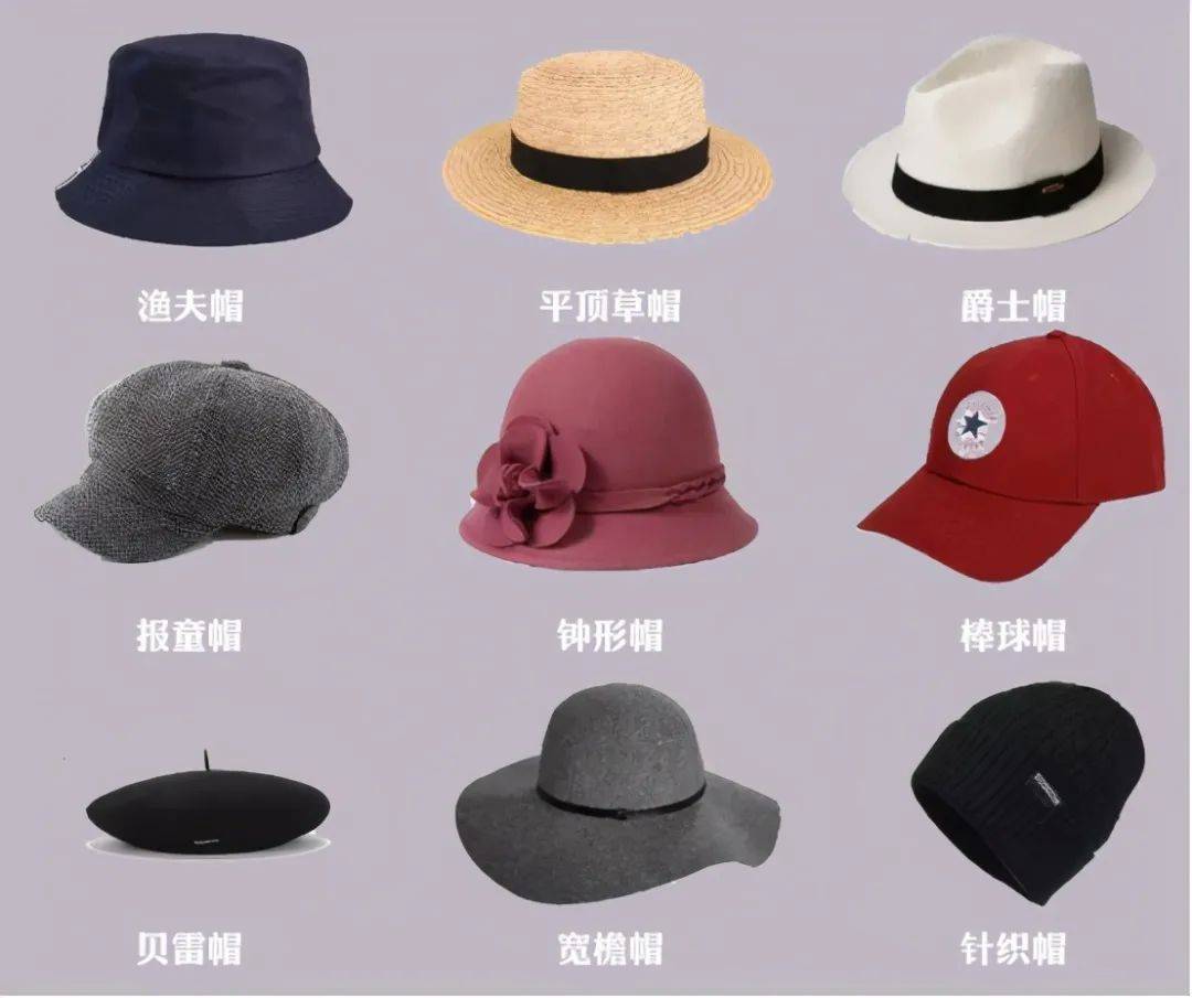 不同的脸型适合不同的帽子赶紧来看看哪种帽子最适合你吧