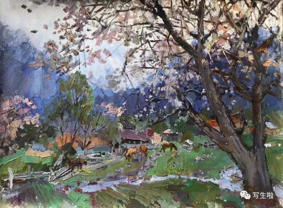 他的油画色调唯美至极:俄罗斯印象风景画大师—卢卡石·安纳多利