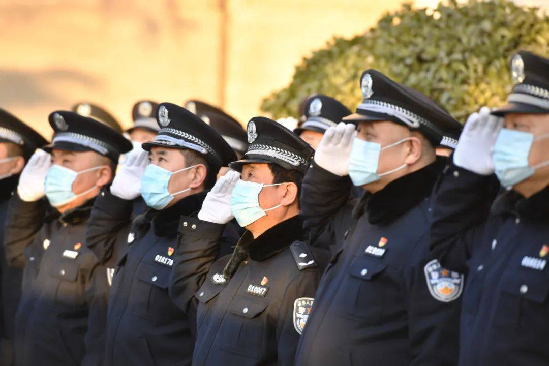 【人民警察节】石家庄铁路公安处举行人民警察警旗升旗仪式