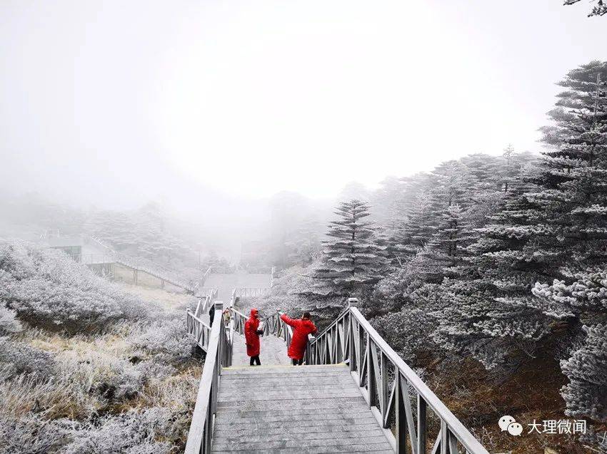 【图 视频】大理苍山喜迎今年第一场雪!