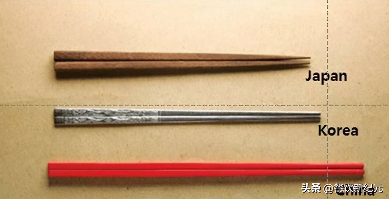 中日韩"筷子之争",原来区别这么大,韩国的筷子为啥又?
