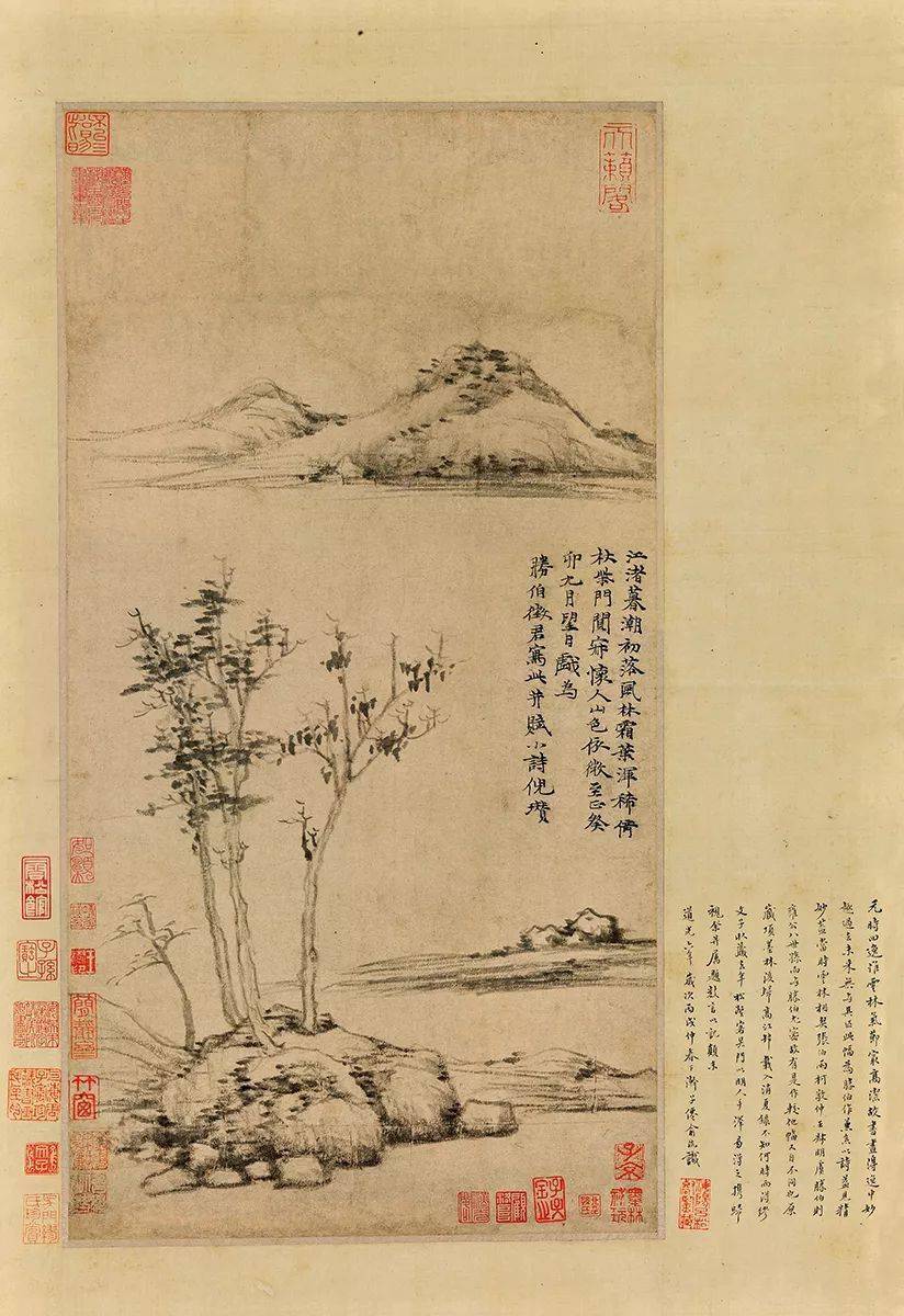 中国古代山水画赏读：元代山水画