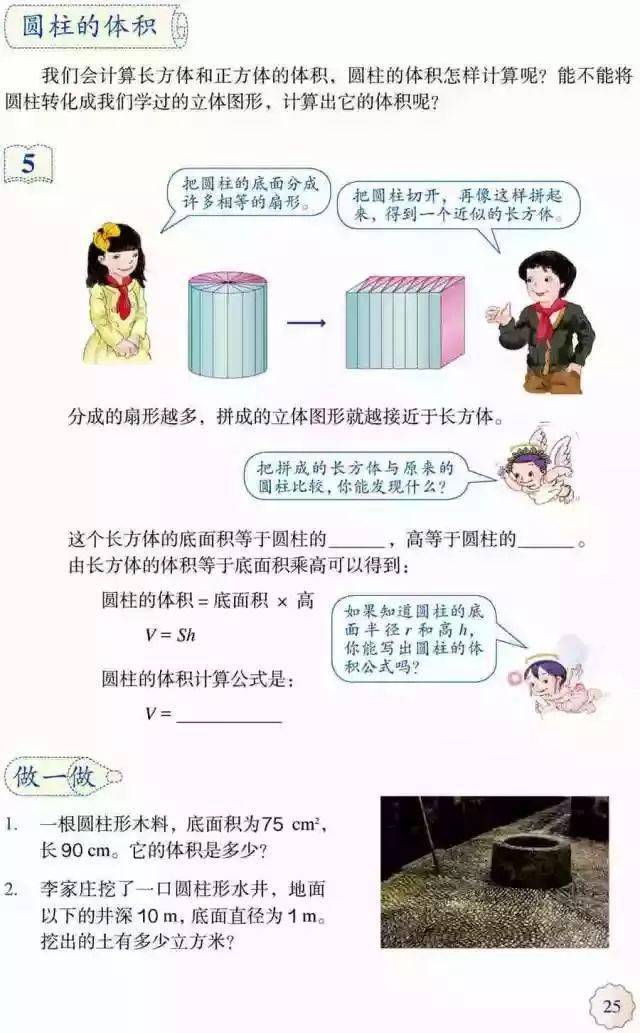 人教版六年级数学下册电子课本