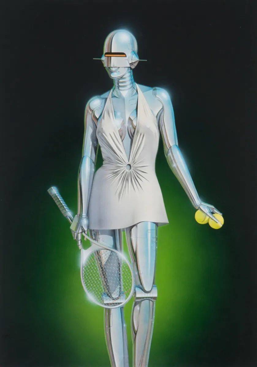 自 1978 年空山基创造的第一个机器人开始,他便没有停止过对于这种