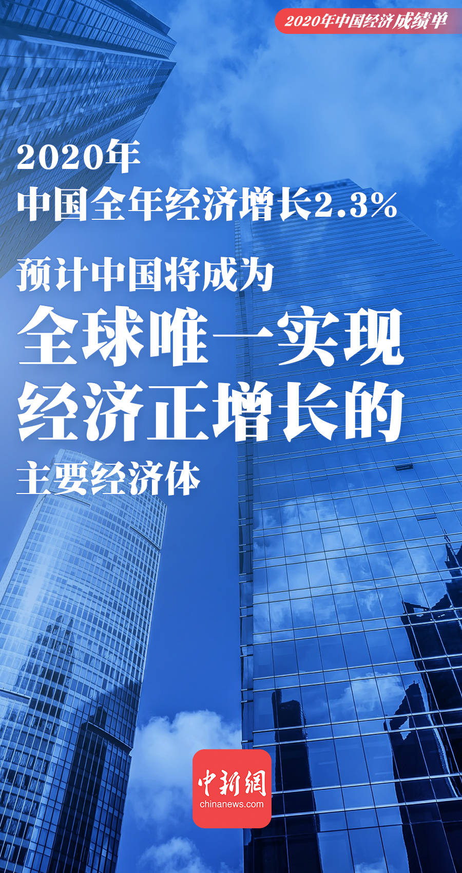 统计局预计中国将成全球唯一实现经济正增长的主要经济体