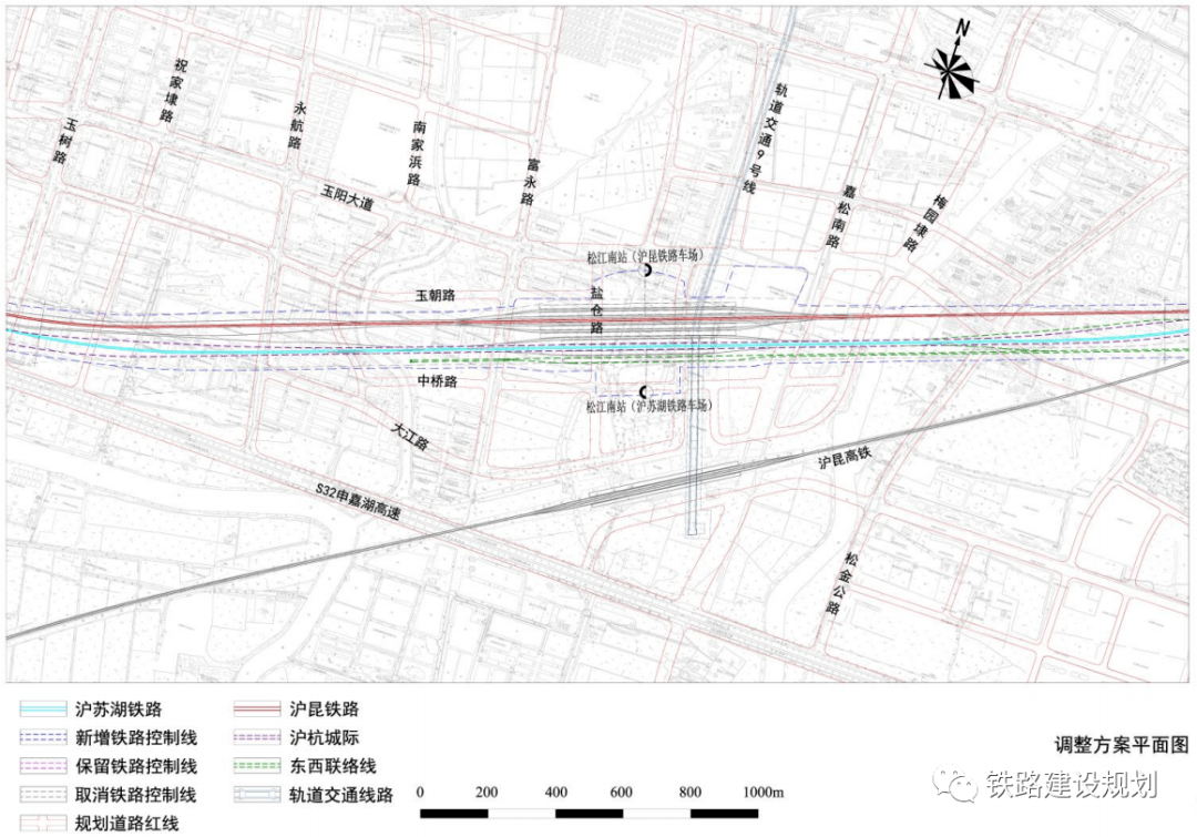 湖苏沪高铁上海段规划调整,增加练塘站,预留沪杭城际引入条件
