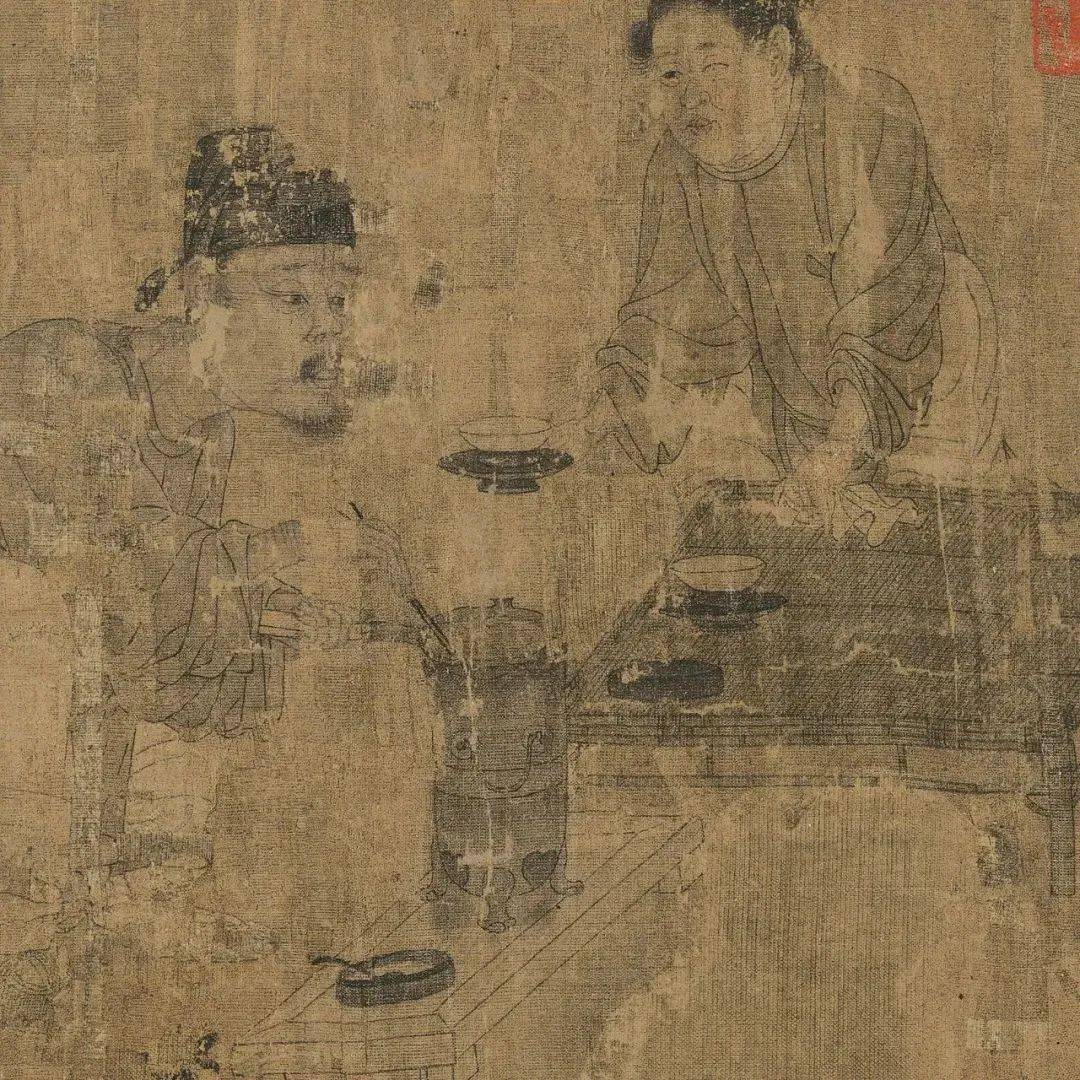 古画中的茶