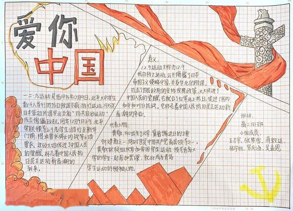 同学们以"祖国在我心中"为主题,制作了内容丰富,精致多彩的手抄报