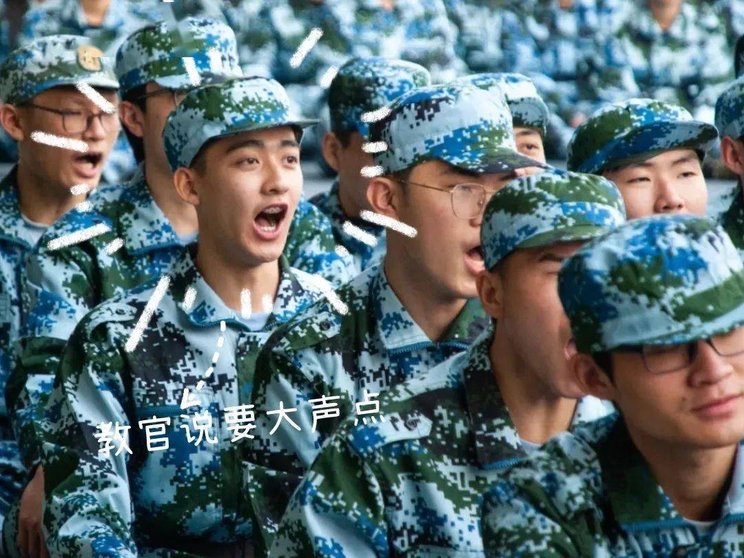 广工军训表情包来了见证学子蜕变