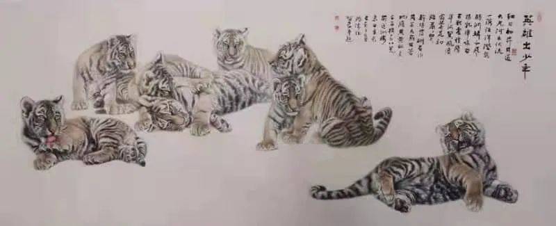 啸傲山林声威八面,徐鸿儒的画虎艺术