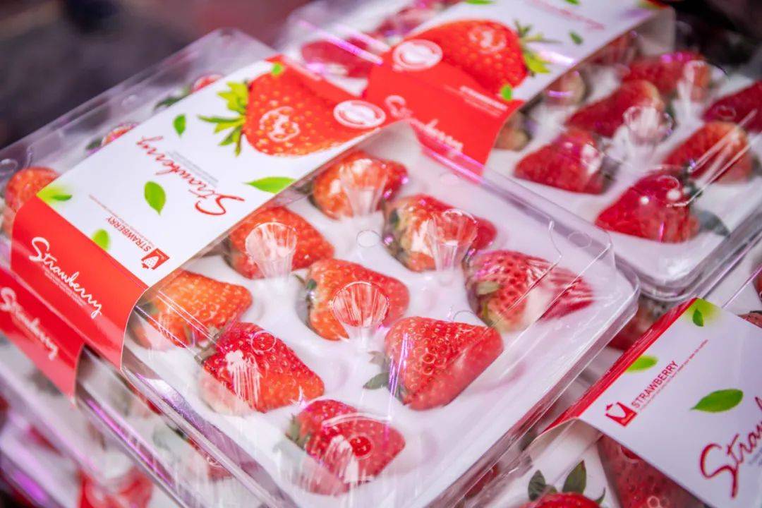 不过最近市场上出了不少的盒装草莓,同样的包装同样的品质, 某超市卖