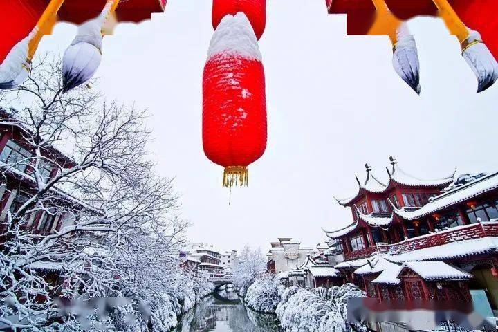 大雪中的中国