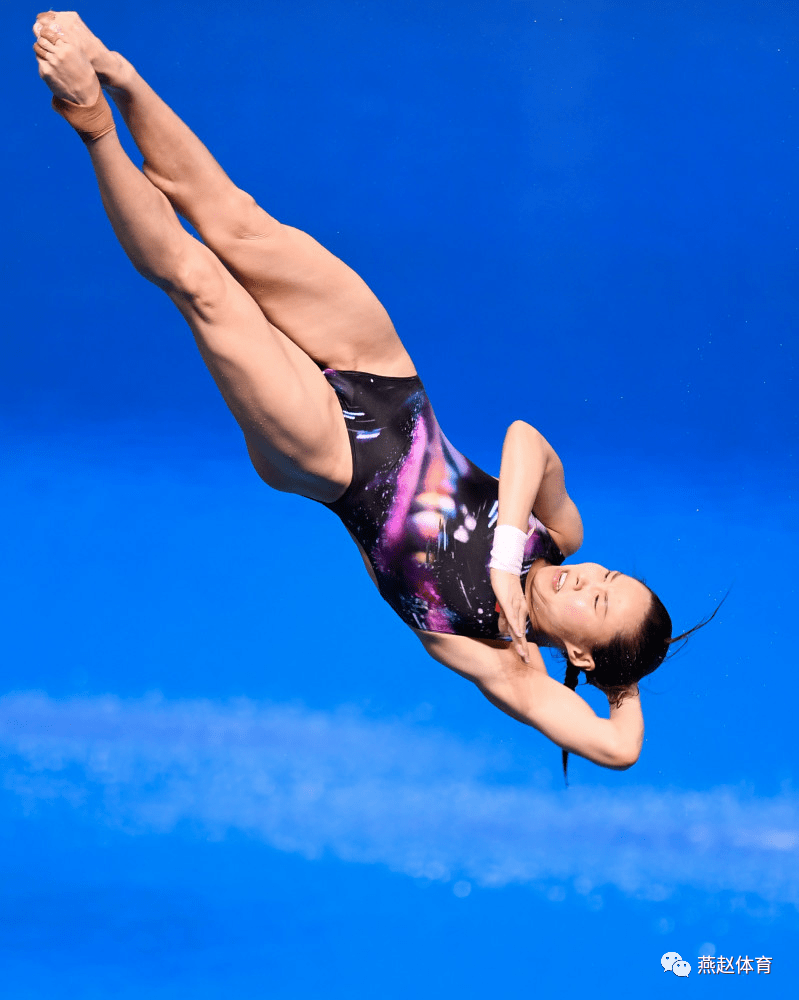 王涵在跳水项目奥运会,世界杯选拔赛 (第二站)中包揽女子3米跳板单