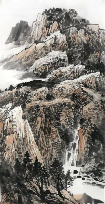 色彩清润 意境超脱——孙宏伟山水画参展"绚丽多彩贺新年"全国名家书