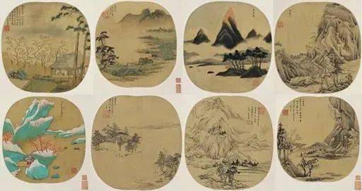 董其昌《燕吴八景图册》,画风新奇