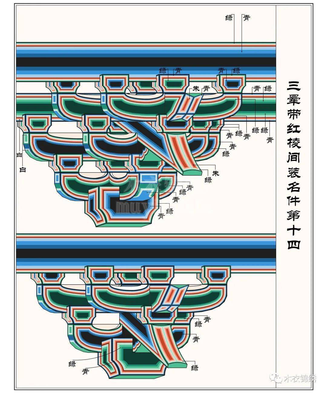 营造法式斗栱等名件彩画探微上