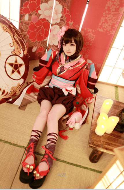 阴阳师 神乐cosplay,喜欢吗?