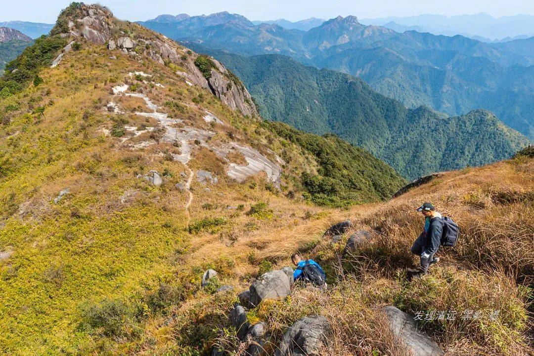 徒步穿越大东山石笋岭不愧是广东最峻美山峰