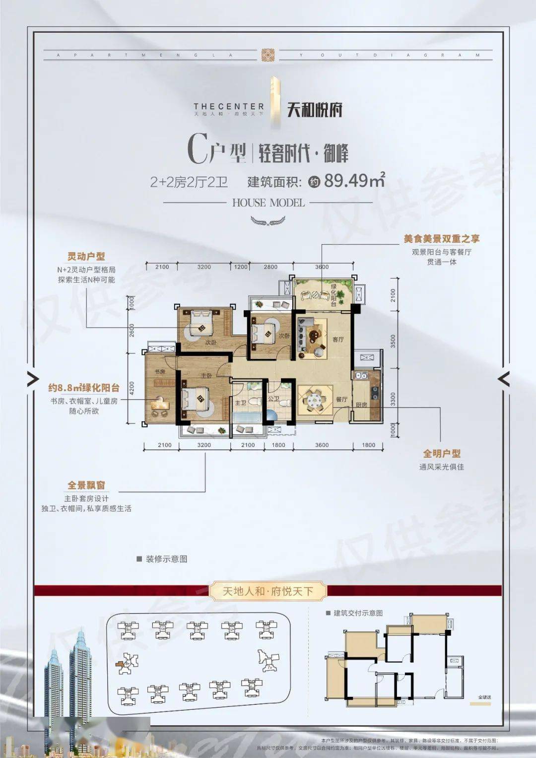 天和悦府百米高层户型图天和悦府48层超高层户型免责申明:1,项目名称