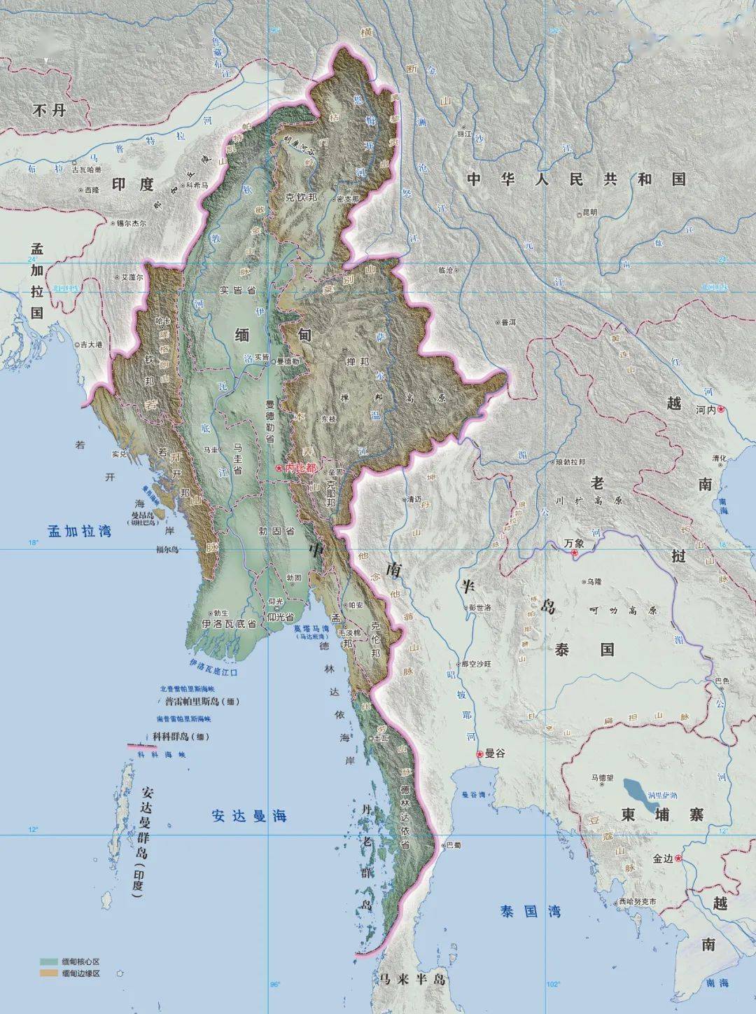 我们知道,缅甸的主体民族是缅族,占了缅甸 5 700 万人口的 2/3,而