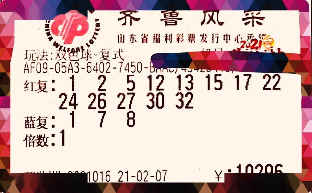 21016期双色球5张万元大票提前晒,祝大家今晚中大奖过
