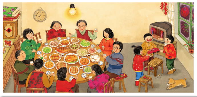 绘本导读春节与孩子一起体味浓浓的年味儿