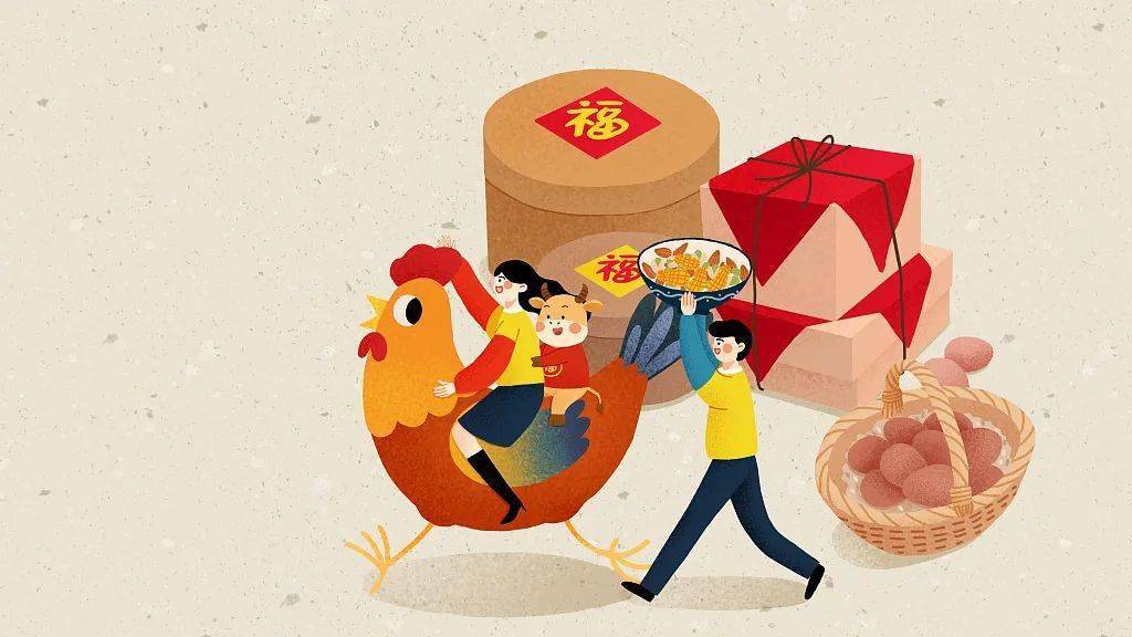 传统民俗肆腊月二十七宰年鸡