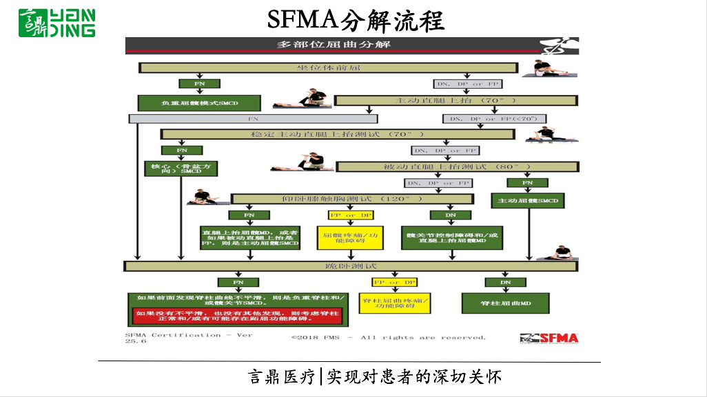 在整个案例分析课中,我们会利用sfma选择性功能动作评估体系为大家