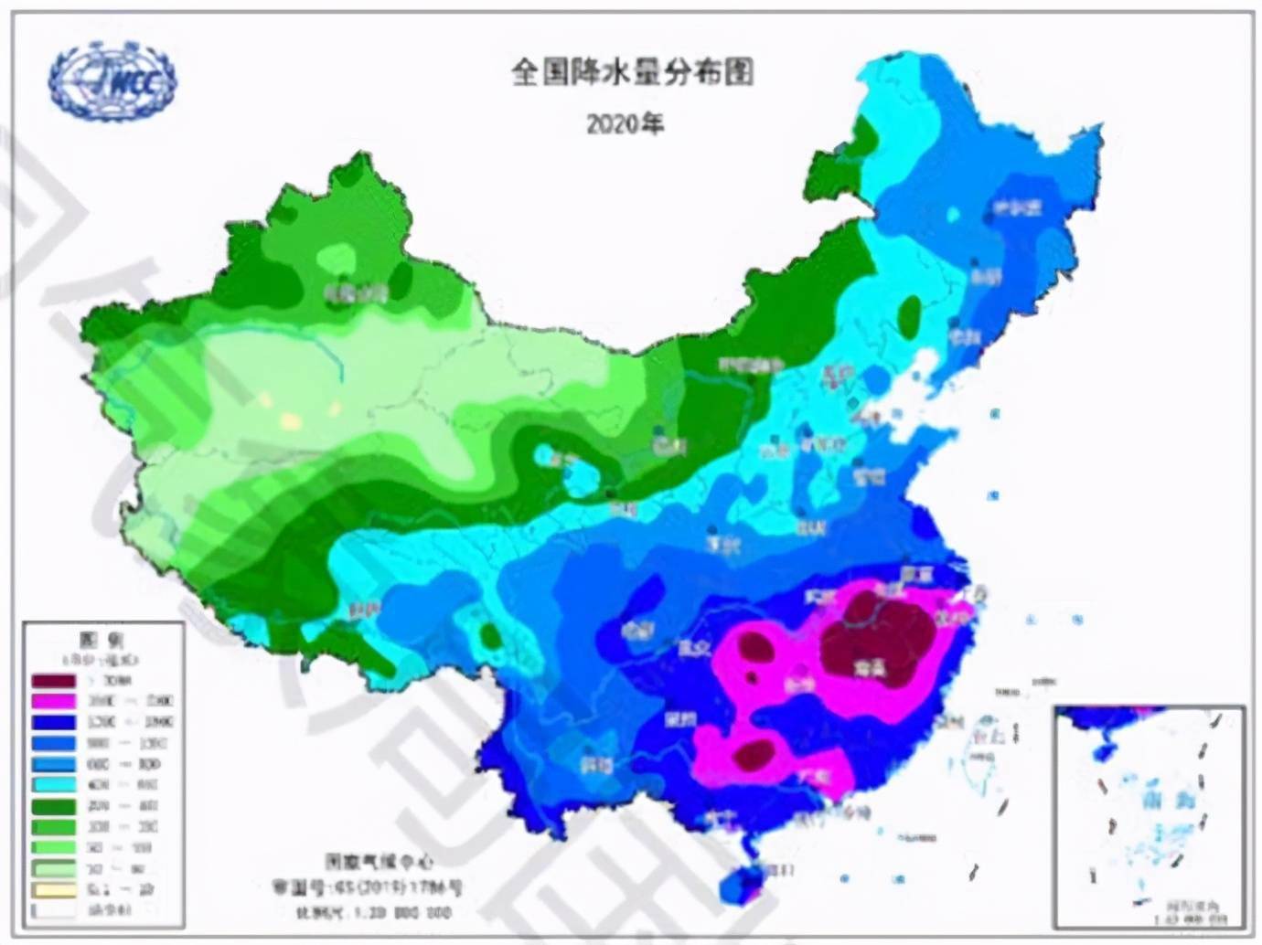 2020年《中国气候公报》发布:年平均气温偏高,降水偏多