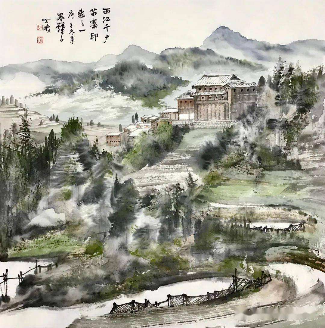 丹青染就新画卷贵州省中国画学会贵阳孔学堂迎春画展二