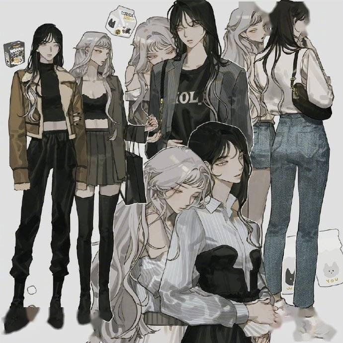 画师笔下的小姐姐超级a画风也太好看了叭